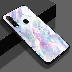 Silicone Frame Fashionable Pattern Mirror Case Cover K01 for Huawei P30 Lite New Edition Colorful