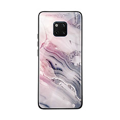 Silicone Frame Fashionable Pattern Mirror Case Cover K03 for Huawei Mate 20 Pro Mixed