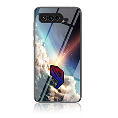 Silicone Frame Fashionable Pattern Mirror Case Cover LS1 for Asus ROG Phone 5s Pro Mixed