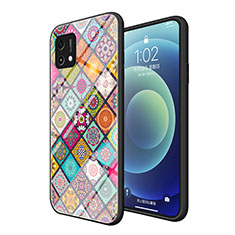 Colorful Silicone Frame Fashionable Pattern Mirror Case Cover LS2 for Oppo A16e Colorful