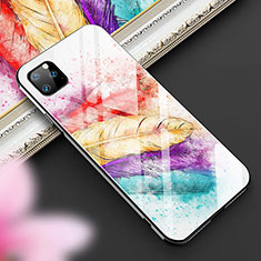 Silicone Frame Fashionable Pattern Mirror Case Cover M02 for Apple iPhone 11 Pro Colorful