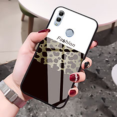 Silicone Frame Fashionable Pattern Mirror Case Cover S03 for Huawei Honor 10 Lite Mixed