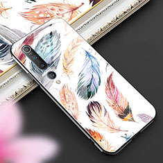 Silicone Frame Fashionable Pattern Mirror Case Cover S04 for Xiaomi Mi 10 Mixed