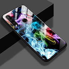 Silicone Frame Fashionable Pattern Mirror Case S01 for Huawei P30 Lite Mixed