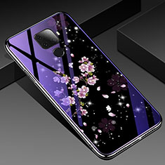 Silicone Frame Flowers Mirror Case Cover for Huawei Nova 5i Pro Mixed
