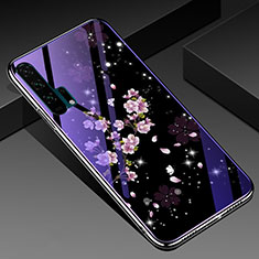 Silicone Frame Flowers Mirror Case Cover K02 for Huawei Honor 20 Pro Mixed