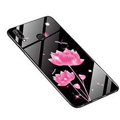Silicone Frame Flowers Mirror Case Cover S01 for Huawei Nova 3e Mixed