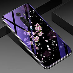 Silicone Frame Flowers Mirror Case Cover S01 for Oppo Reno2 Mixed