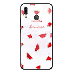 Silicone Frame Fruit Mirror Case Cover for Huawei Honor 8X Red