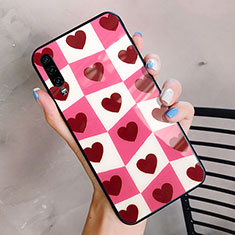 Silicone Frame Love Heart Mirror Case Cover for Huawei P30 Mixed