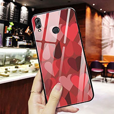 Silicone Frame Love Heart Mirror Case S03 for Huawei Honor V10 Lite Mixed