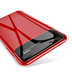 Silicone Frame Mirror Case Cover for Apple iPhone 6 Plus Red