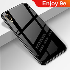 Silicone Frame Mirror Case Cover for Huawei Enjoy 9e Black