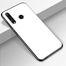 Silicone Frame Mirror Case Cover for Huawei Honor 20E White