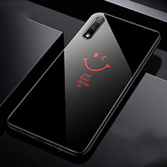 Silicone Frame Mirror Case Cover for Huawei Honor 9X Black