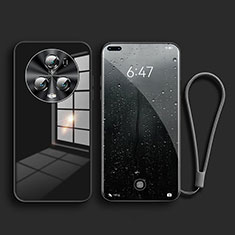 Silicone Frame Mirror Case Cover for Huawei Honor Magic5 Pro 5G Black