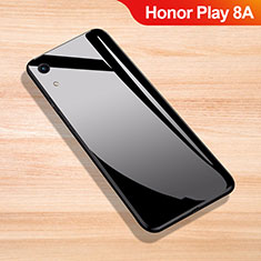 Silicone Frame Mirror Case Cover for Huawei Honor Play 8A Black