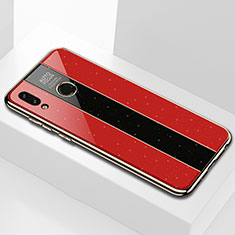Silicone Frame Mirror Case Cover for Huawei Honor V10 Lite Red