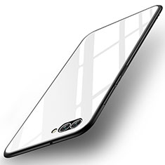 Silicone Frame Mirror Case Cover for Huawei Nova 2S White