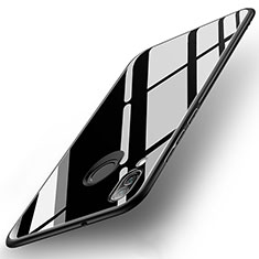 Silicone Frame Mirror Case Cover for Huawei Nova 3e Black