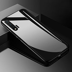 Silicone Frame Mirror Case Cover for Huawei Nova 6 5G Black