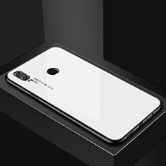 Silicone Frame Mirror Case Cover for Huawei P Smart (2019) White