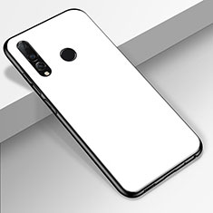 Silicone Frame Mirror Case Cover for Huawei P Smart+ Plus (2019) White