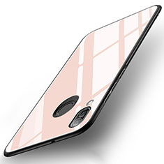 Silicone Frame Mirror Case Cover for Huawei P20 Lite Rose Gold