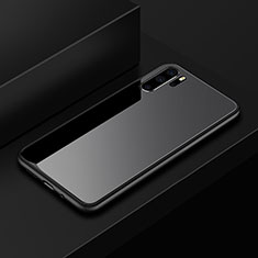 Silicone Frame Mirror Case Cover for Huawei P30 Pro Black