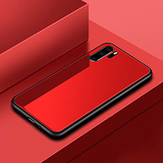 Silicone Frame Mirror Case Cover for Huawei P30 Pro New Edition Red