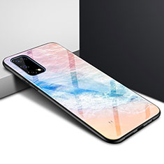 Silicone Frame Mirror Case Cover for Oppo K7x 5G Colorful