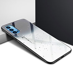 Silicone Frame Mirror Case Cover for Oppo Reno4 Pro 5G Gray