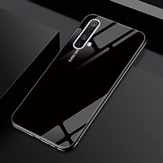 Silicone Frame Mirror Case Cover for Realme X50m 5G Black