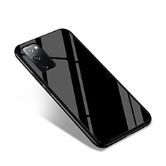 Silicone Frame Mirror Case Cover for Samsung Galaxy S20 Lite 5G Black