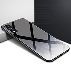 Silicone Frame Mirror Case Cover for Vivo Y12s Black