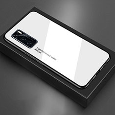 Silicone Frame Mirror Case Cover for Vivo Y70 (2020) White
