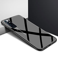 Silicone Frame Mirror Case Cover for Xiaomi Mi 10 Ultra Black
