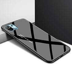 Silicone Frame Mirror Case Cover for Xiaomi Mi 11 Lite 4G Black