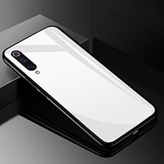 Silicone Frame Mirror Case Cover for Xiaomi Mi 9 White