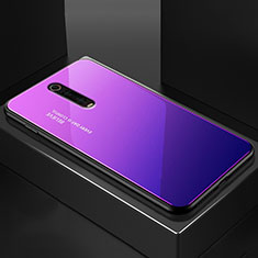 Silicone Frame Mirror Case Cover for Xiaomi Mi 9T Pro Purple