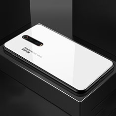 Silicone Frame Mirror Case Cover for Xiaomi Mi 9T White