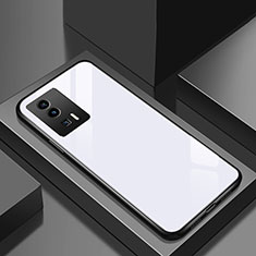Silicone Frame Mirror Case Cover for Xiaomi Poco F5 Pro 5G White