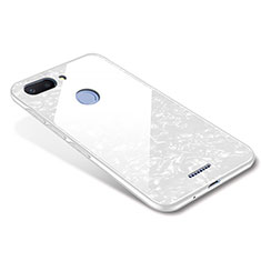 Silicone Frame Mirror Case Cover for Xiaomi Redmi 6 White