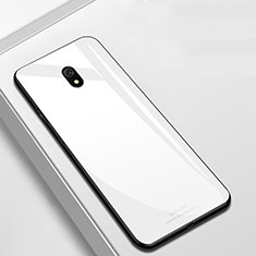 Silicone Frame Mirror Case Cover for Xiaomi Redmi 8A White