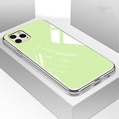 Silicone Frame Mirror Case Cover M01 for Apple iPhone 11 Pro Max Green