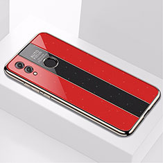 Silicone Frame Mirror Case Cover M01 for Huawei Honor 10 Lite Red