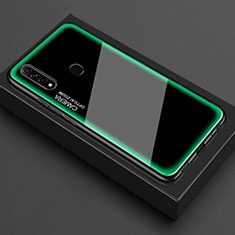 Silicone Frame Mirror Case Cover M01 for Oppo A8 Green