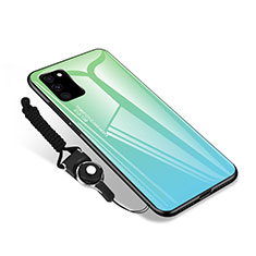 Silicone Frame Mirror Case Cover M01 for Samsung Galaxy S20 FE 5G Green