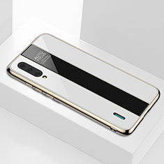 Silicone Frame Mirror Case Cover M01 for Xiaomi CC9e White