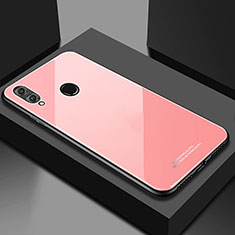 Silicone Frame Mirror Case Cover M02 for Huawei Honor 10 Lite Pink